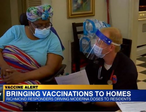 First residents receive COVID-19 vaccine through resumed Richmond Ambulance Authority program